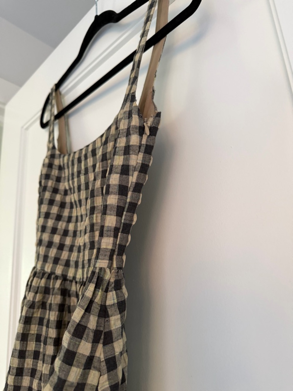 Princess Polly Black and Cream Gingham Maxi Dress - Picture 5 of 6